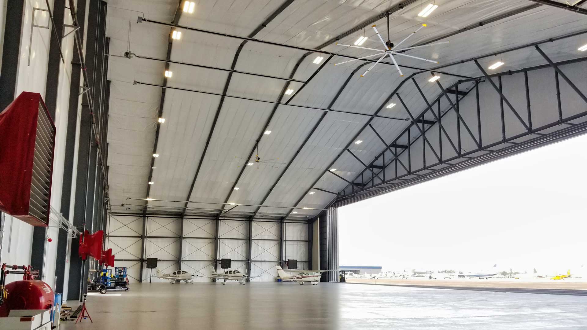 aircraft garage