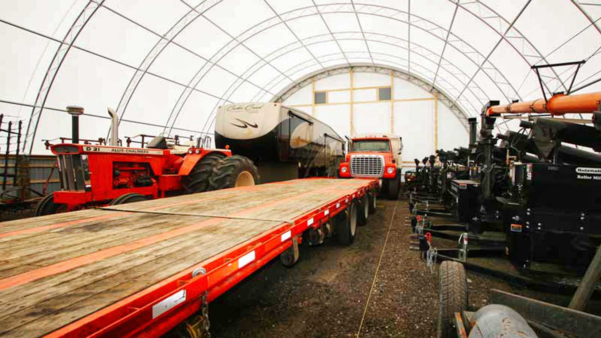 Fabric Covered Equipment structure