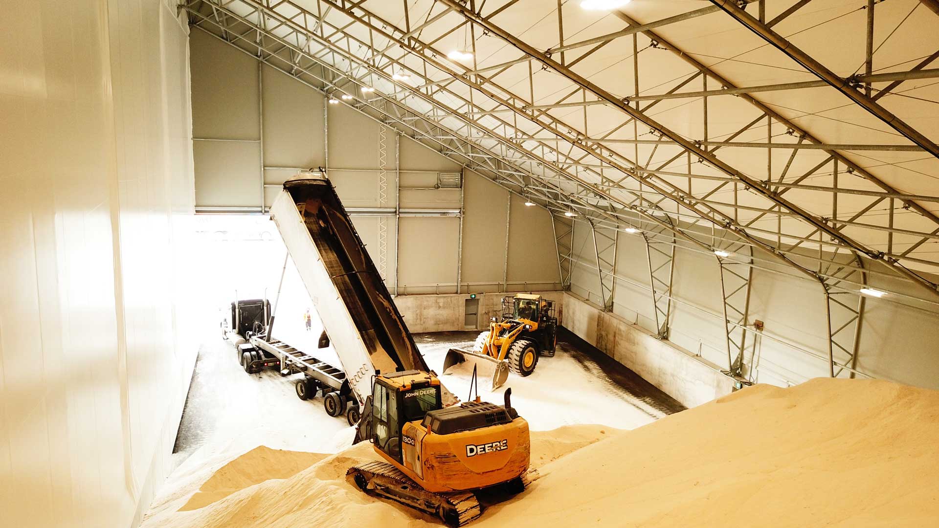 Fabric covered Marine Ports