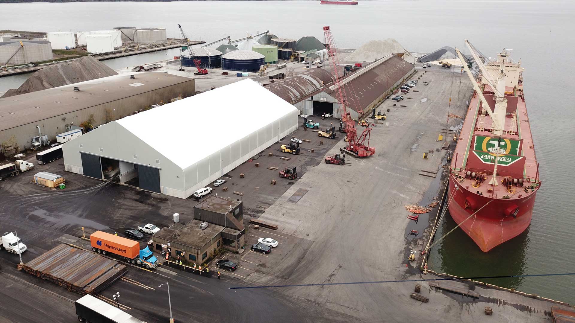 commercial marine port